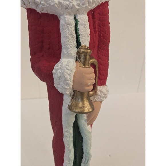 Vintage Christmas Old-World Santa Claus Ceramic Mold Hand Painted 10" Figurine - Picture 8 of 11